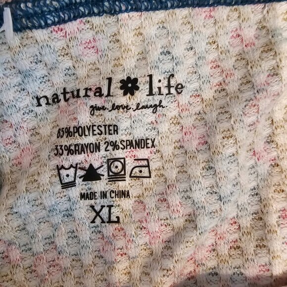 NWT Natural Life Thermal Pajama Shorts - Picture 4 of 7